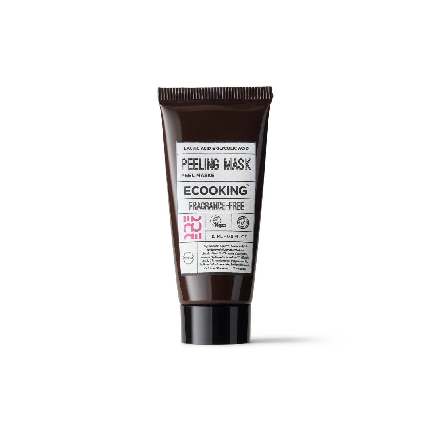 Ecooking Peel Maske AHA peelingmaske parfumefri