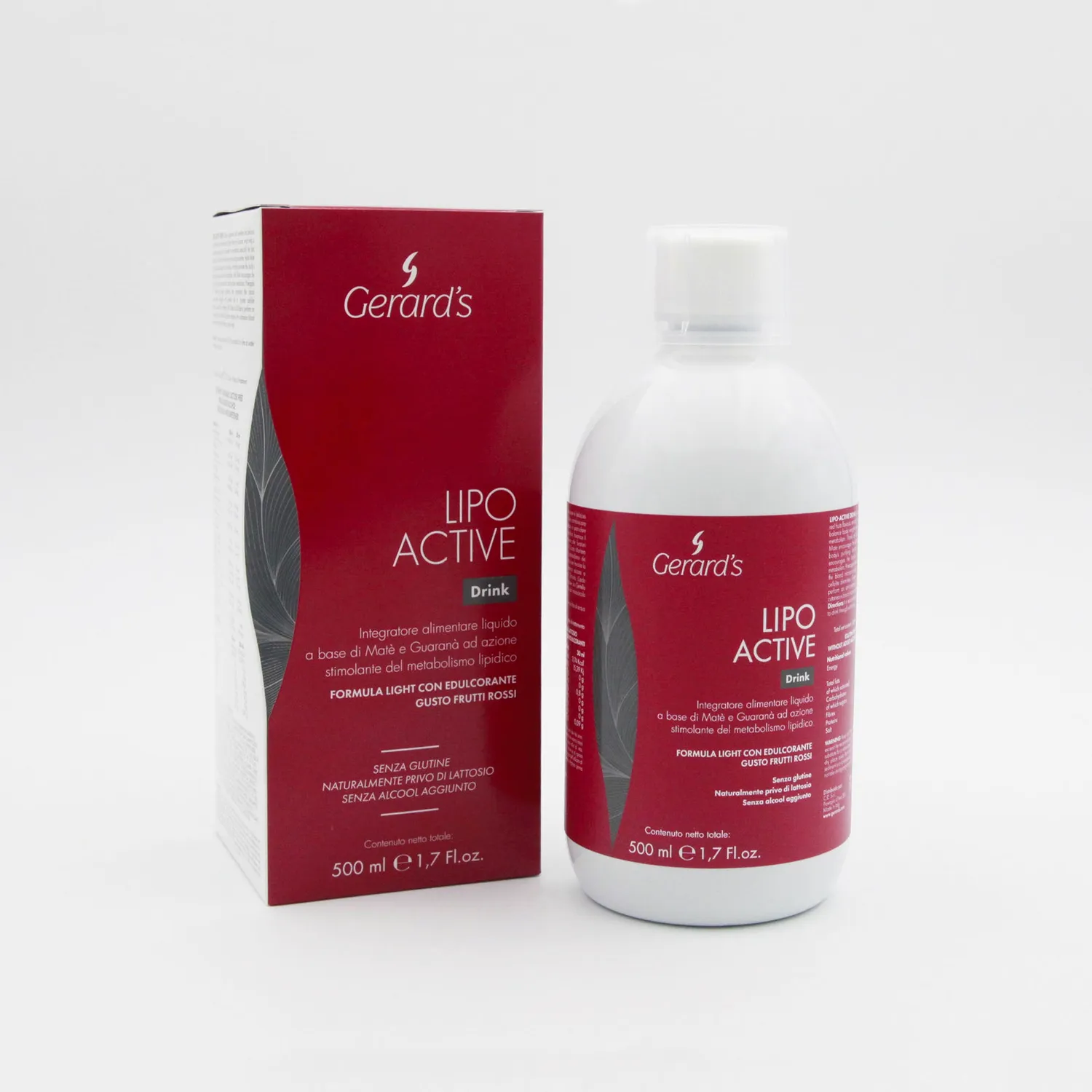 Gerard's Lipo-Active Drink kosttilskud røde bær