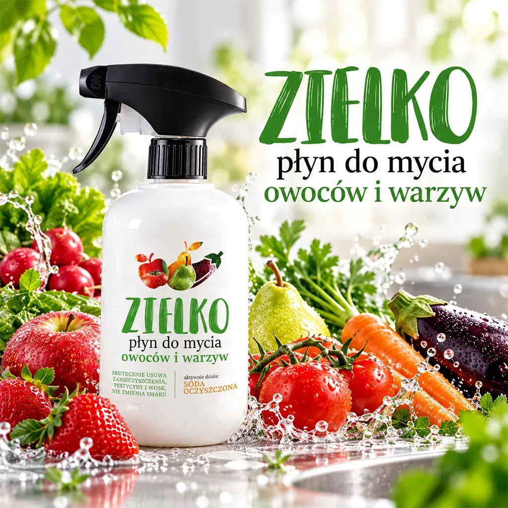 Sylveco Zielko frugt- og grøntsagsvask mild smag