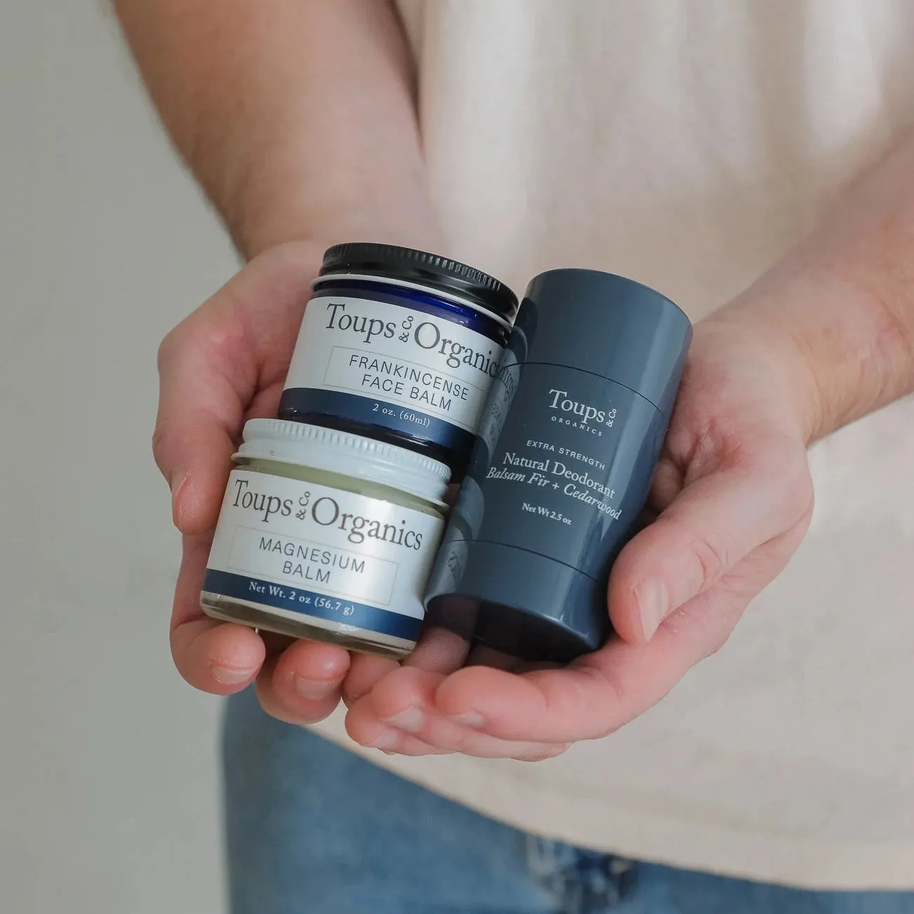 Toups and Co. Organics Men's Basics Bundle herresæt 3 dele