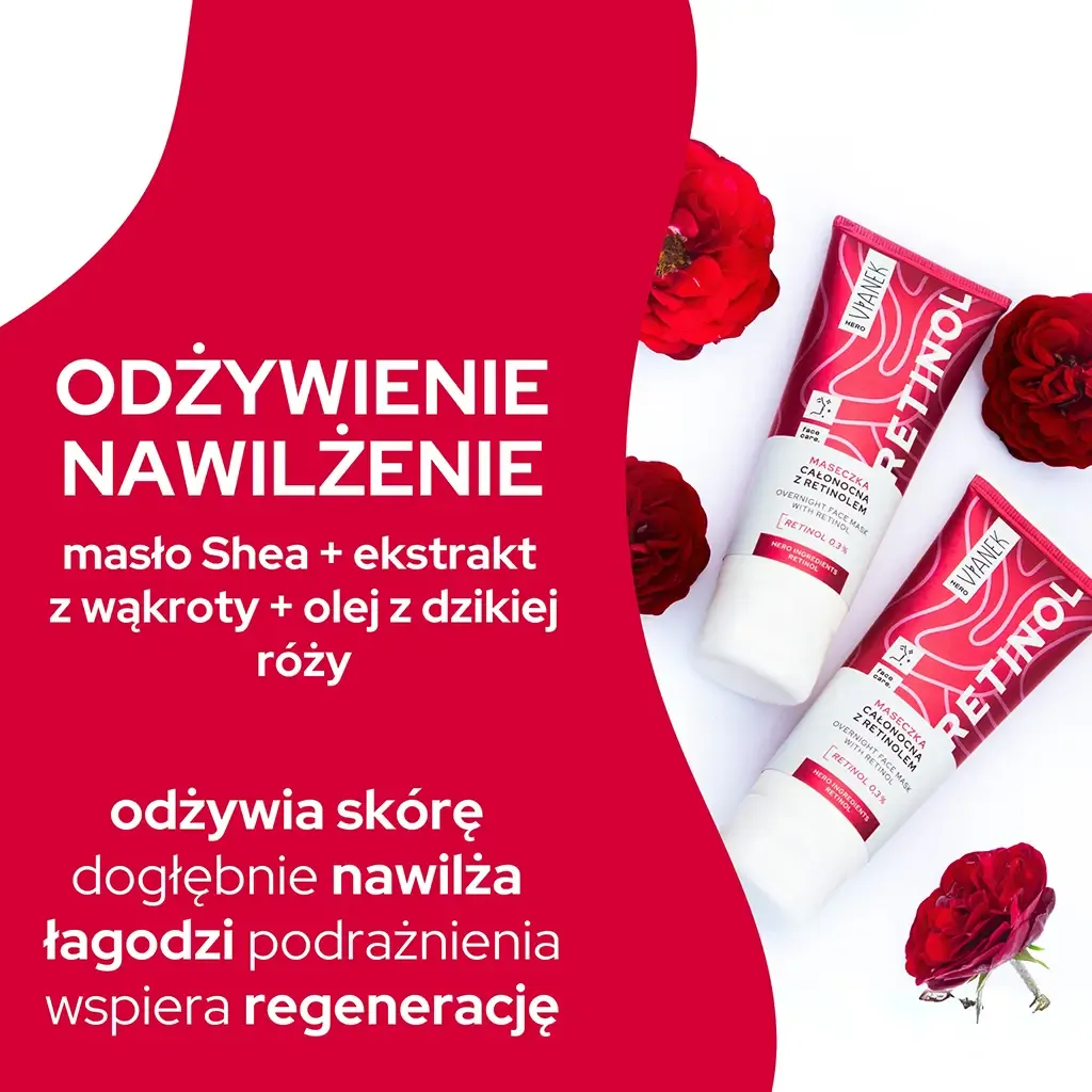 Sylveco Vianek Hero natmaske med retinol 0,3%