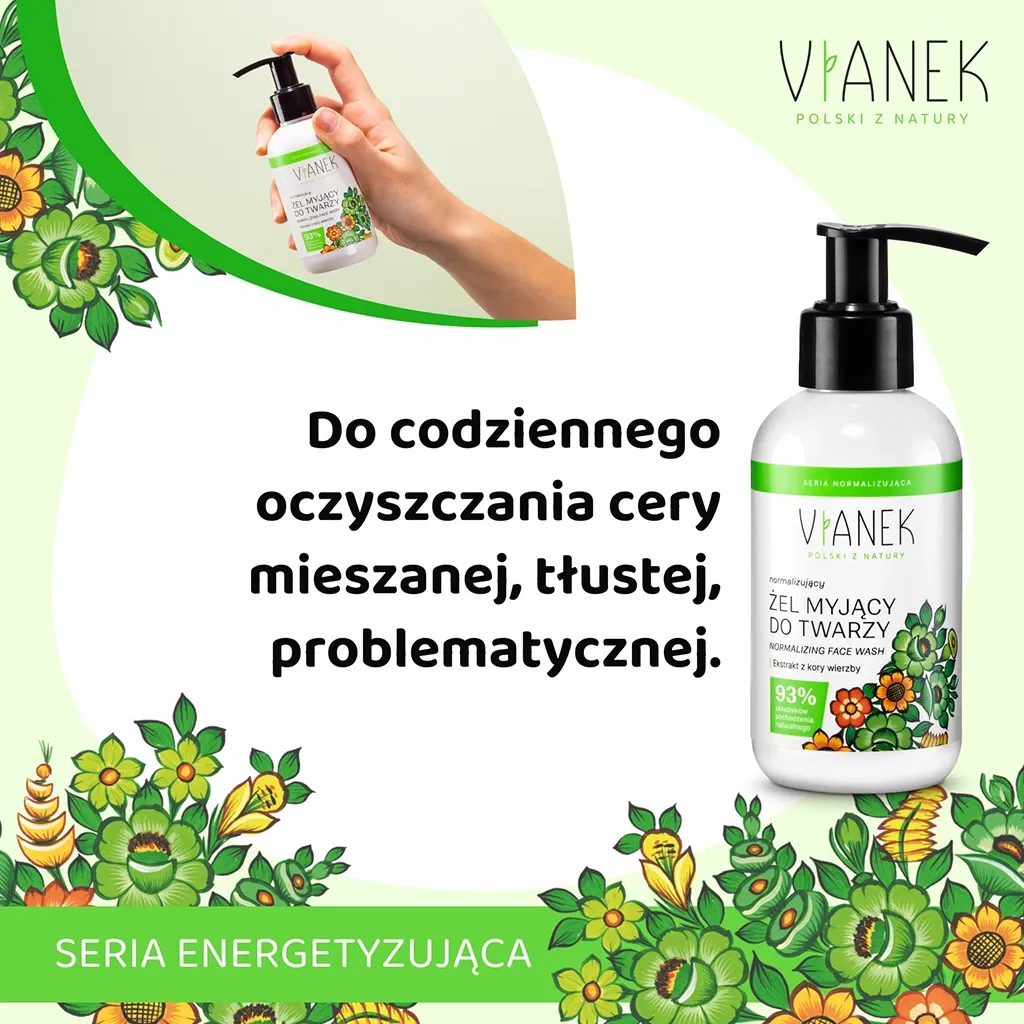 Sylveco Vianek Normaliserende ansigtsgel 150 ml salicylsyre