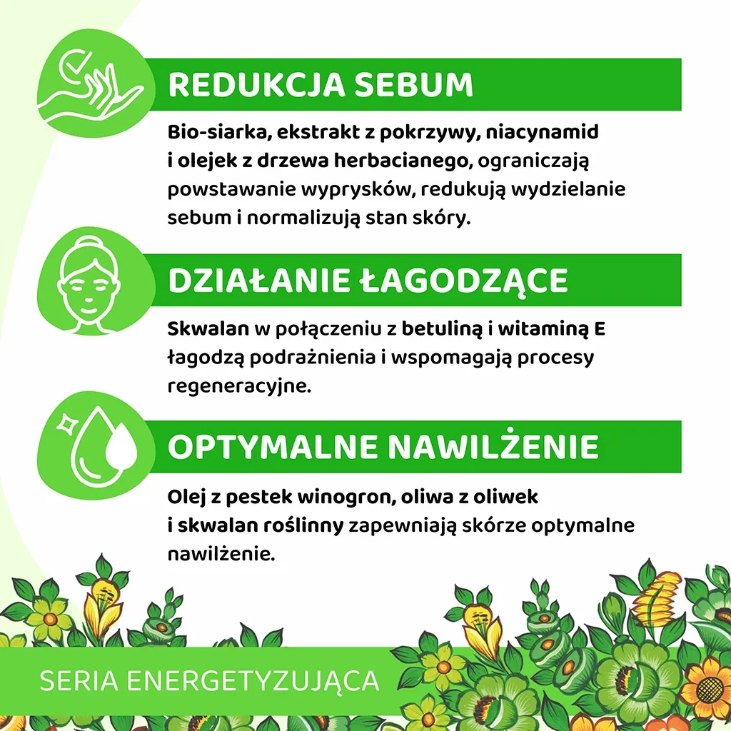 Sylveco Vianek normaliserende natcreme 50 ml til fedtet hud