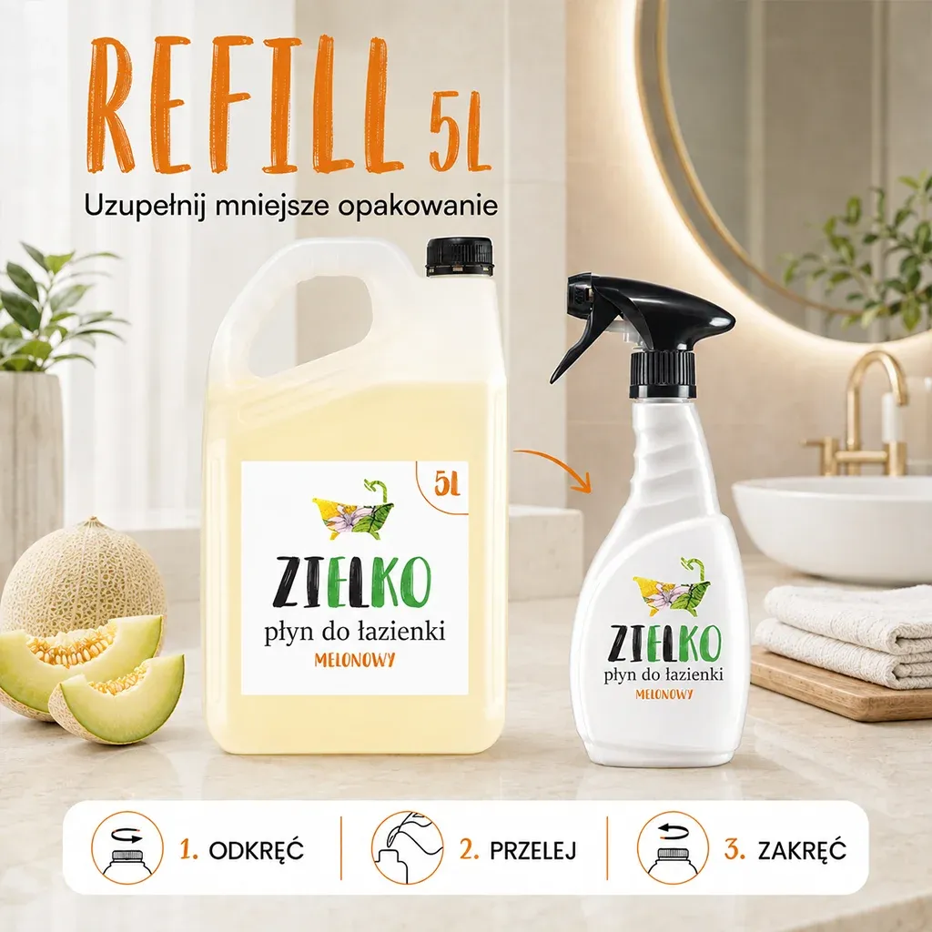 Sylveco Zielko Badeværelsesrens 5 L mod kalk
