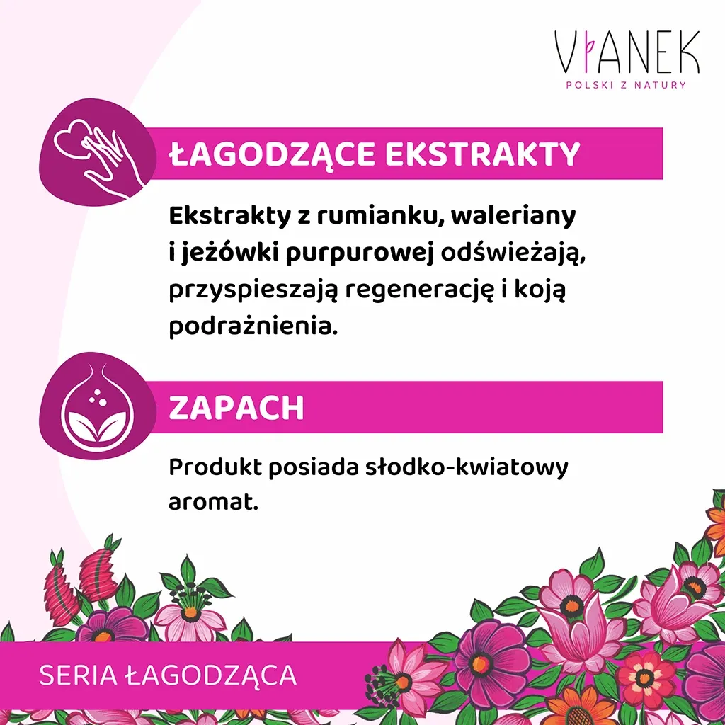Vianek Lindrende bodylotion 300 ml kamille