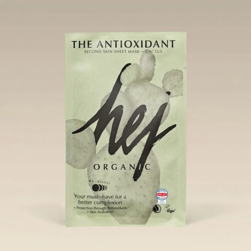 Hej Organic The Antioxidant ansigtsmaske 1 stk kaktus