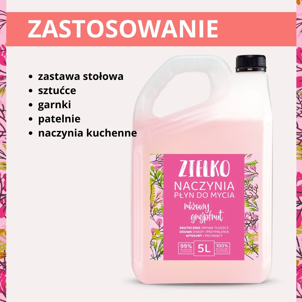 Zielko opvaskemiddel pink grapefrugt 5 L