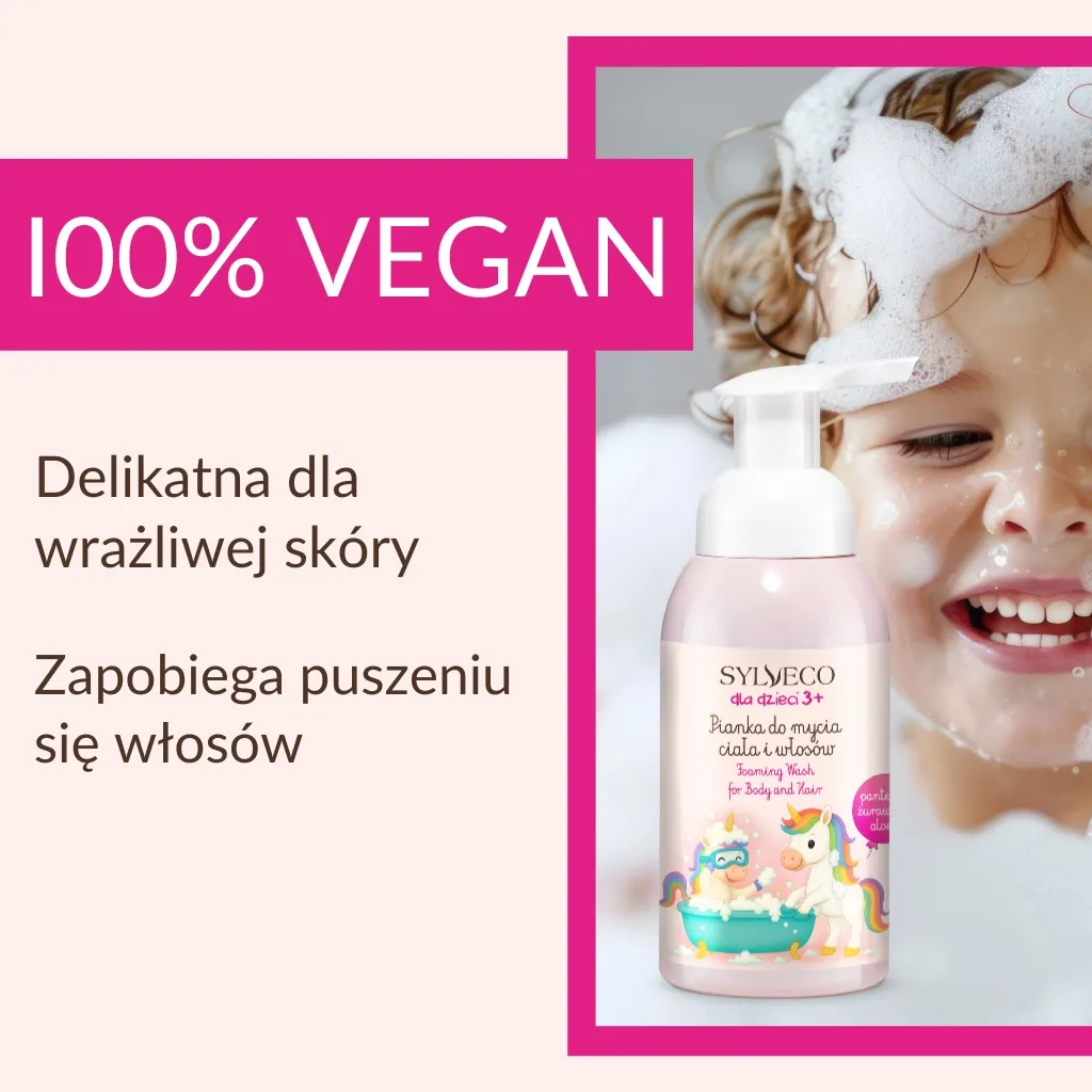 Sylveco børn vaskeskum vandmelon 2-i-1