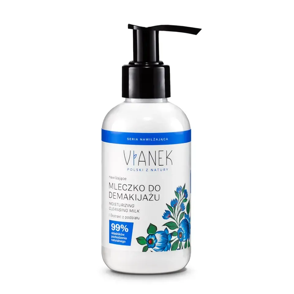 Vianek fugtgivende rensemælk makeupfjerner
