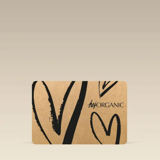 Hej Organic gavekort naturkosmetik valgfrit beløb