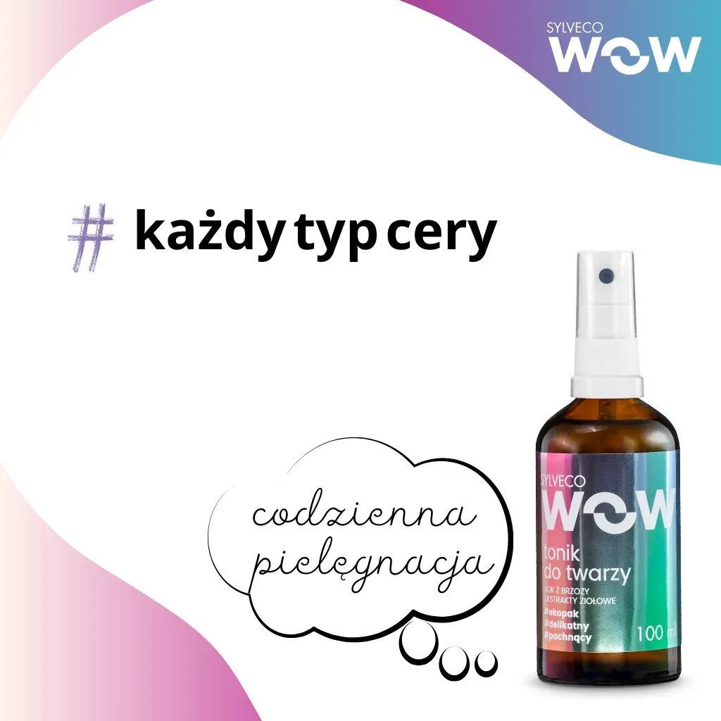 Sylveco Wow Mild urte-ansigtstoner 100 ml teen