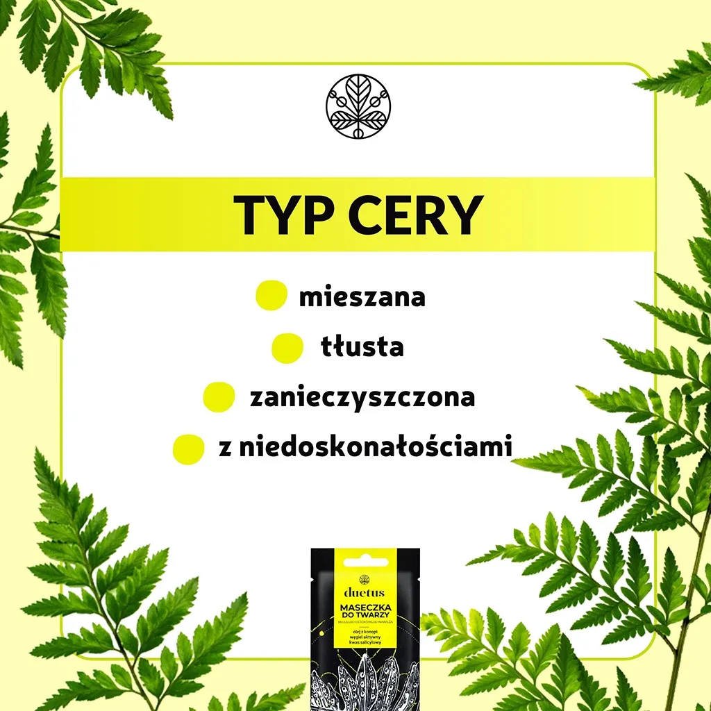 Sylveco Duetus ansigtsmaske brev grøn ler
