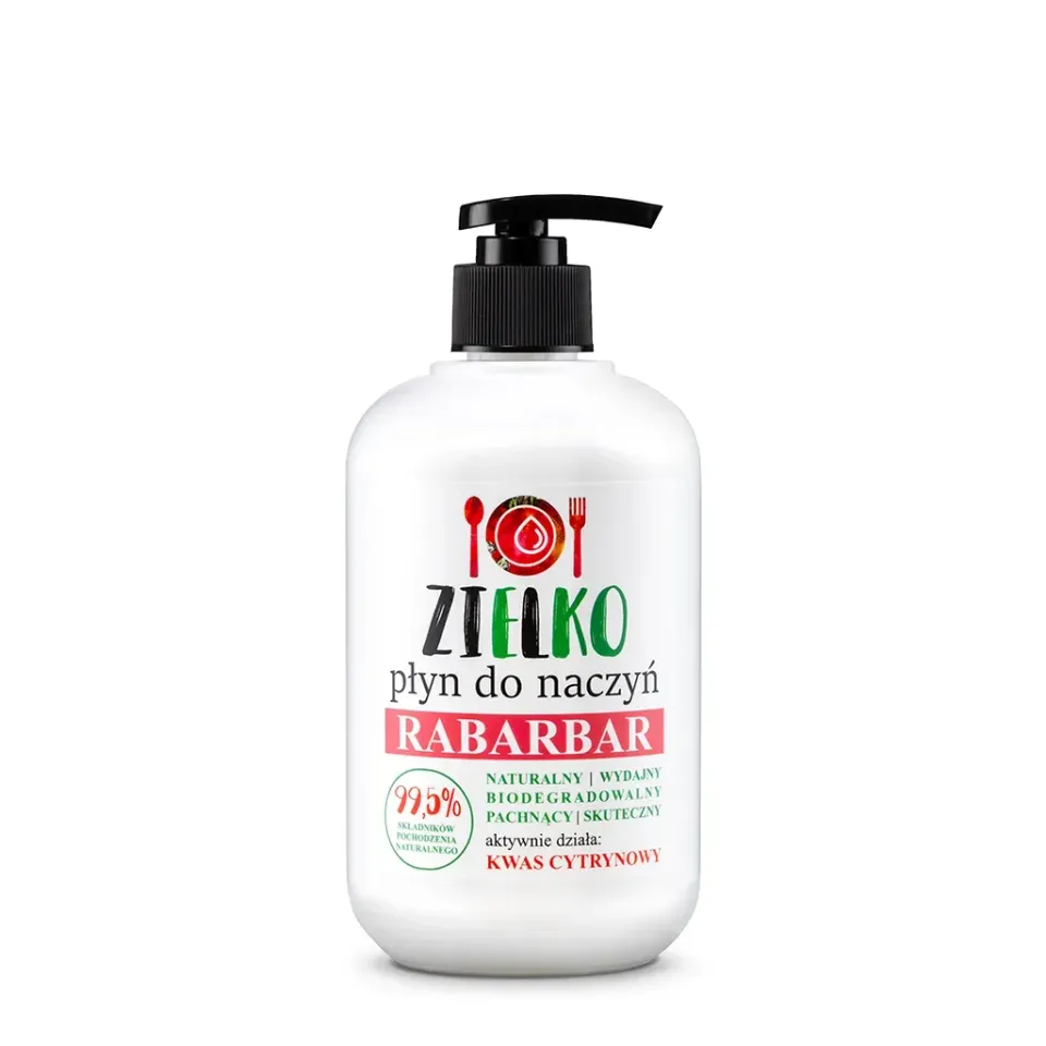 Sylveco Zielko Opvaskemiddel Rabarber Mild Hånd