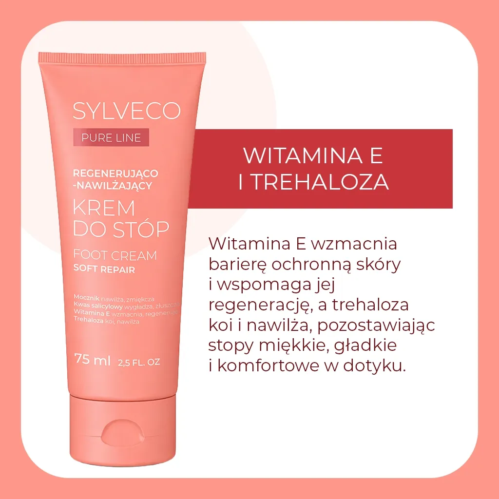 Sylveco Pure Line fodcreme urea fugt hård hud