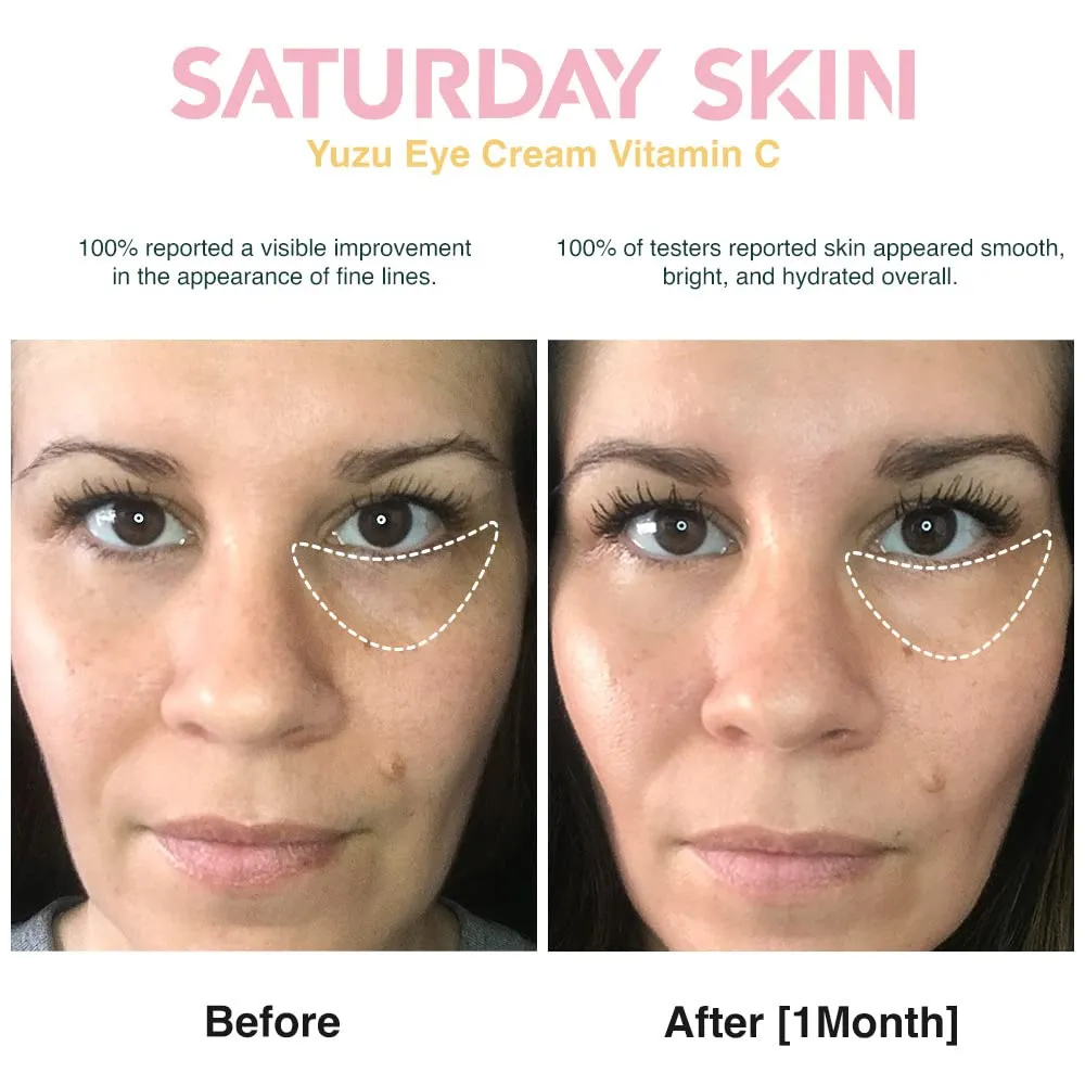Saturday Skin Yuzu Vitamin C Bright øjencreme 15 ml C-vitamin