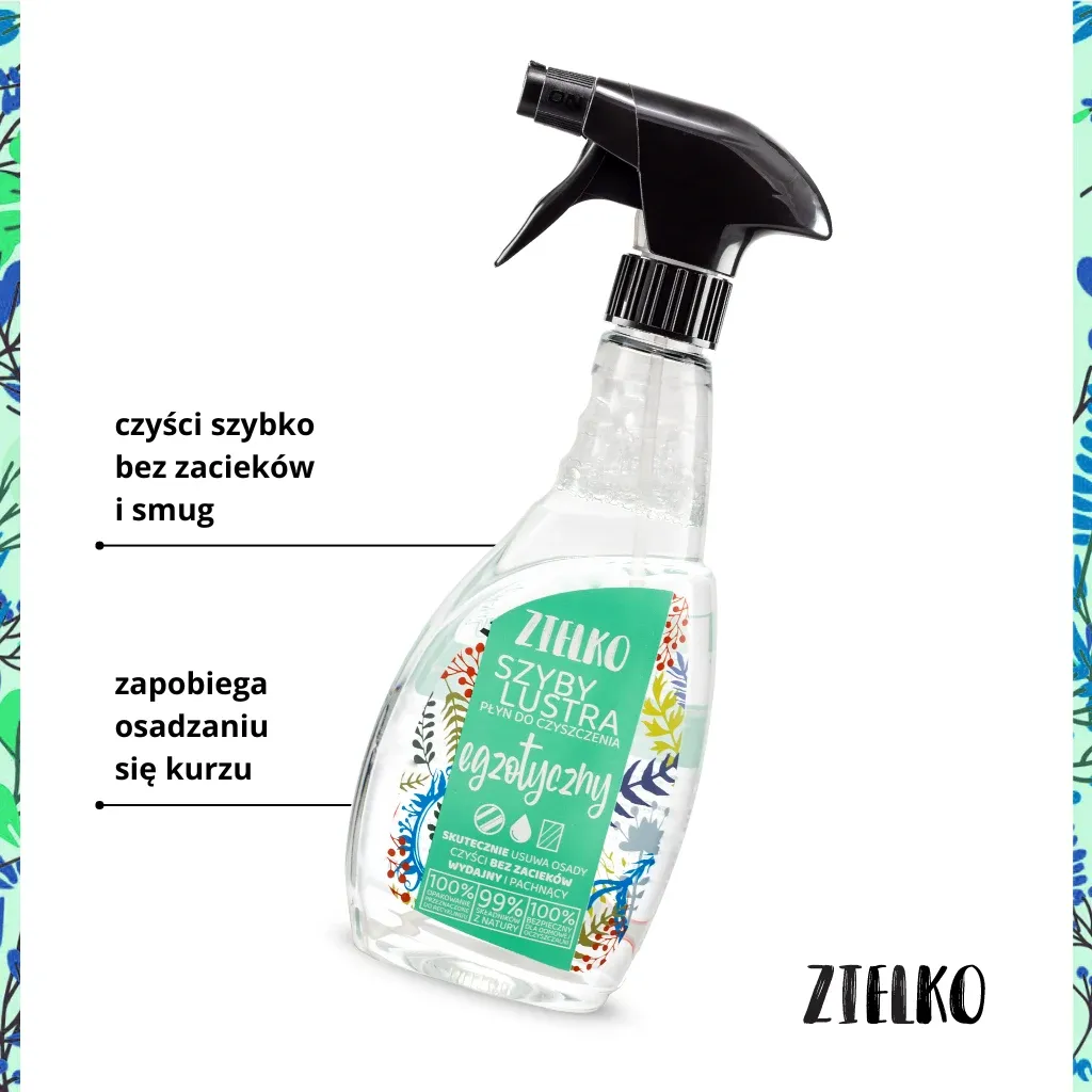 Sylveco Zielko Eksotisk Glasrens 500 ml uden striber