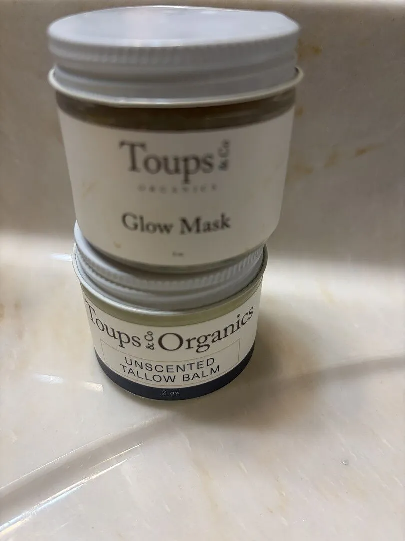Toups and Co. Organics Glow ansigtsmaske ler detox