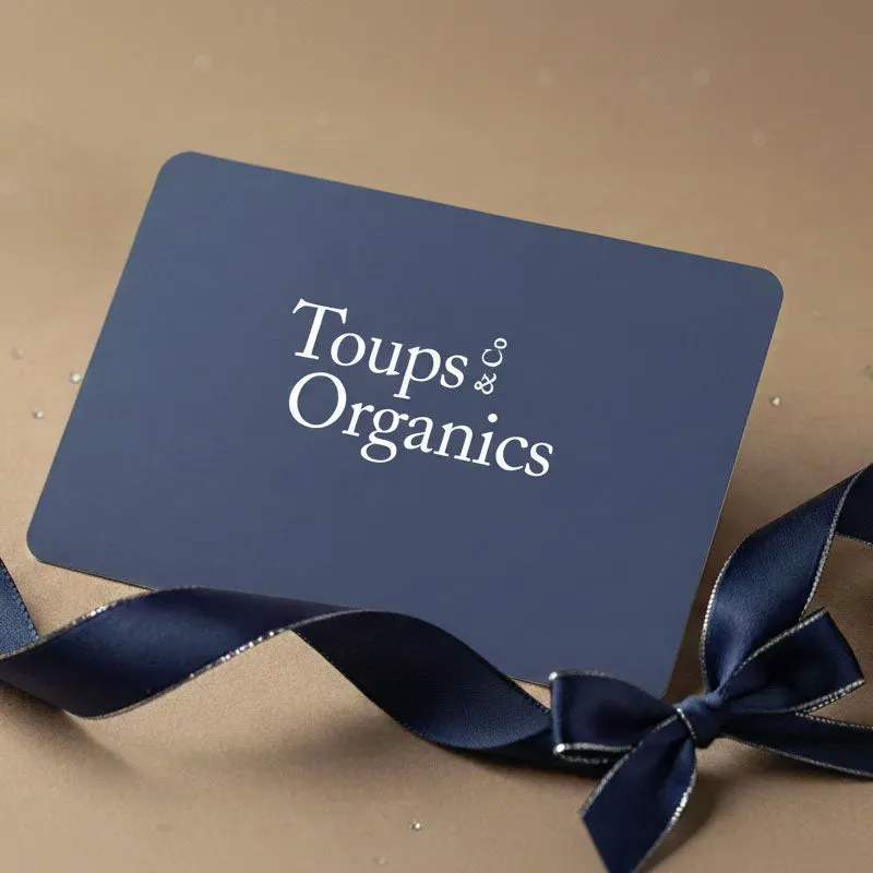 Toups and Co. Organics gavekort til ren hudpleje