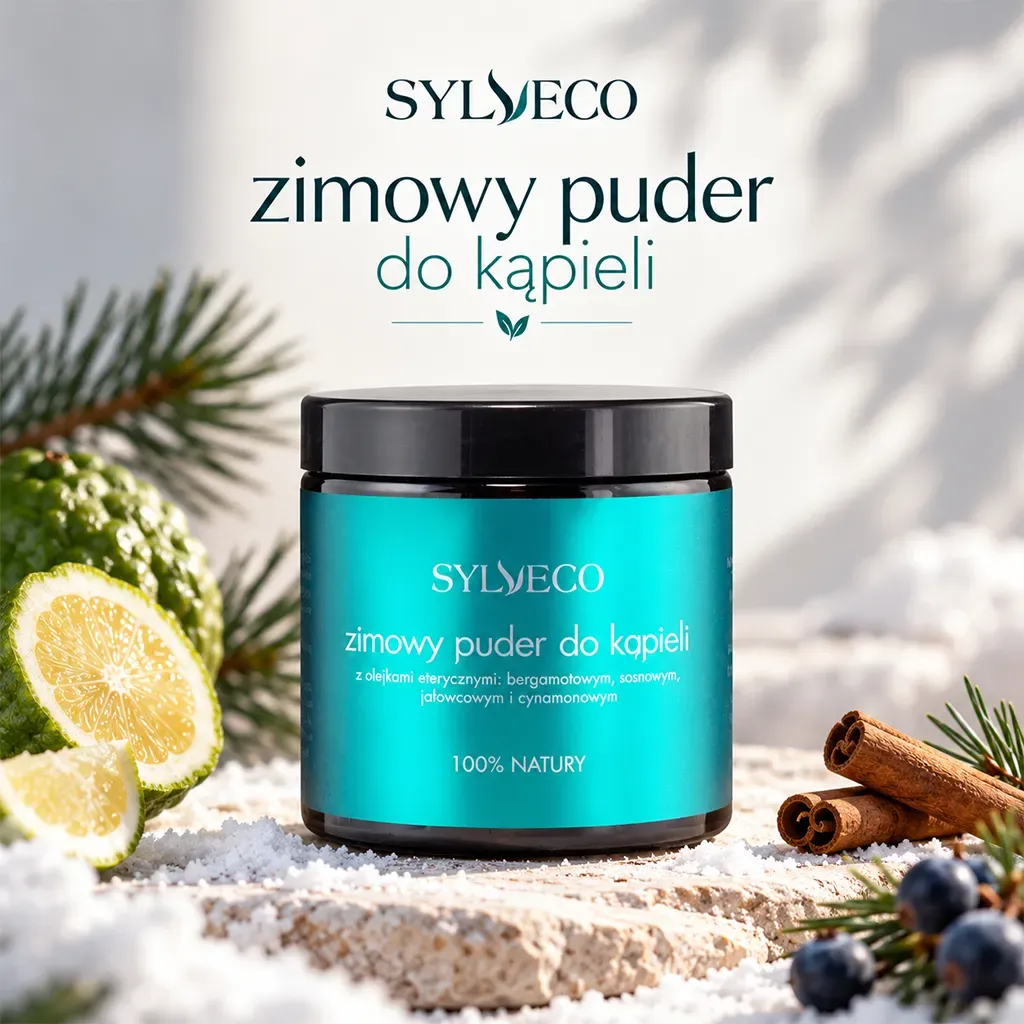 Sylveco vinter badepulver bergamotte kanel aroma