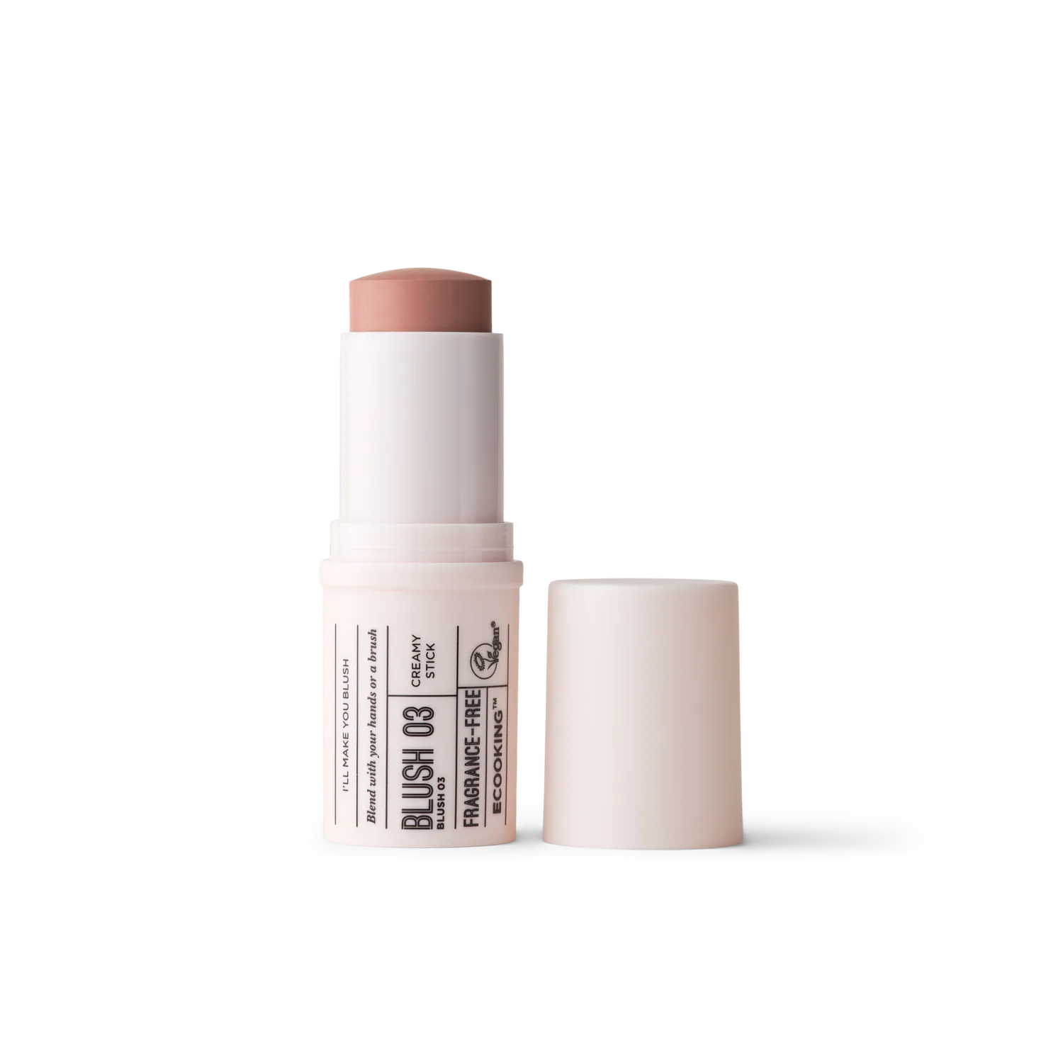 Ecooking Blush creme blush 01 Peach koral glød