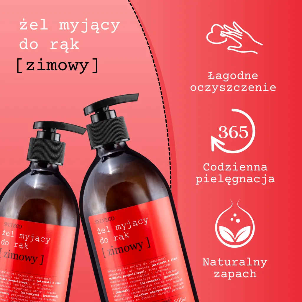 Sylveco Winter håndgel kanel-fyr refill mild