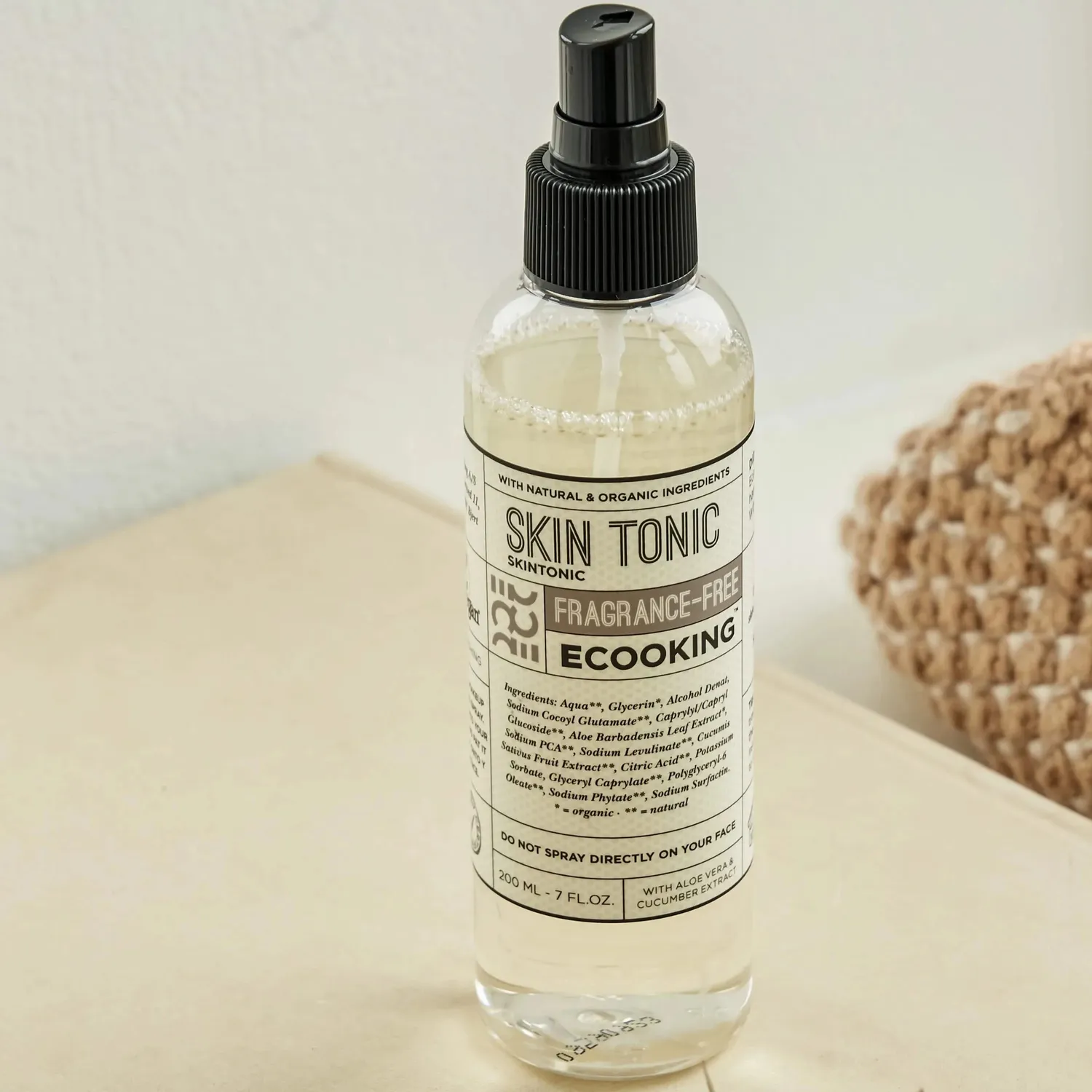 Ecooking Skintonic ansigtstoner parfumefri