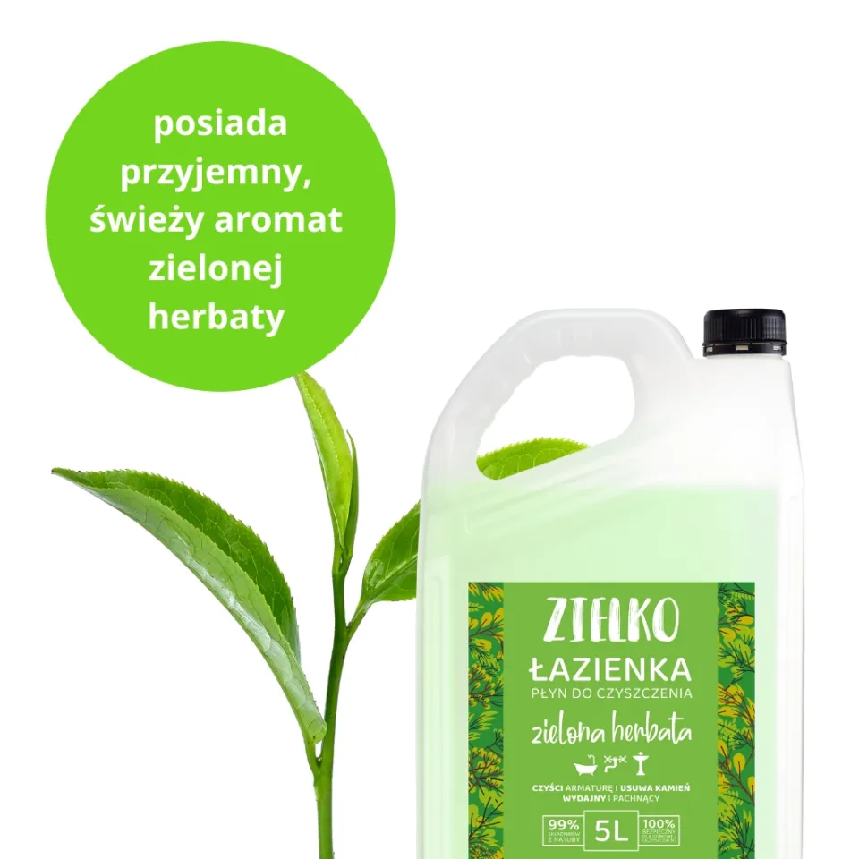 Zielko Badeværelsesrengøring grøn te 5L