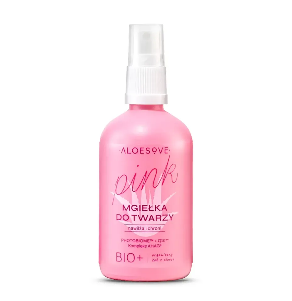 Sylveco Aloesove Pink ansigtsmist med hyaluronsyre