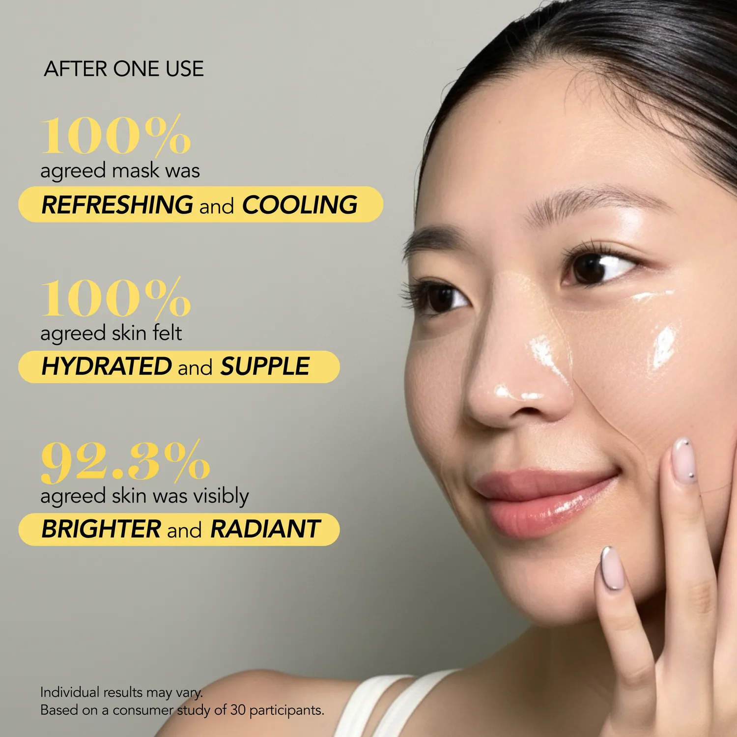 Saturday Skin Yuzu Butterfly hydrogelmaske opstrammende