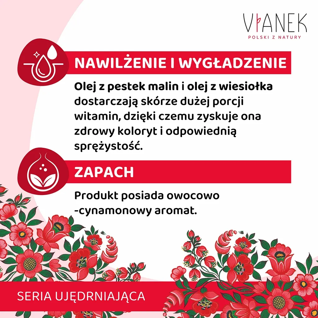 Vianek Opstrammende Bodyscrub med hindbærkerner