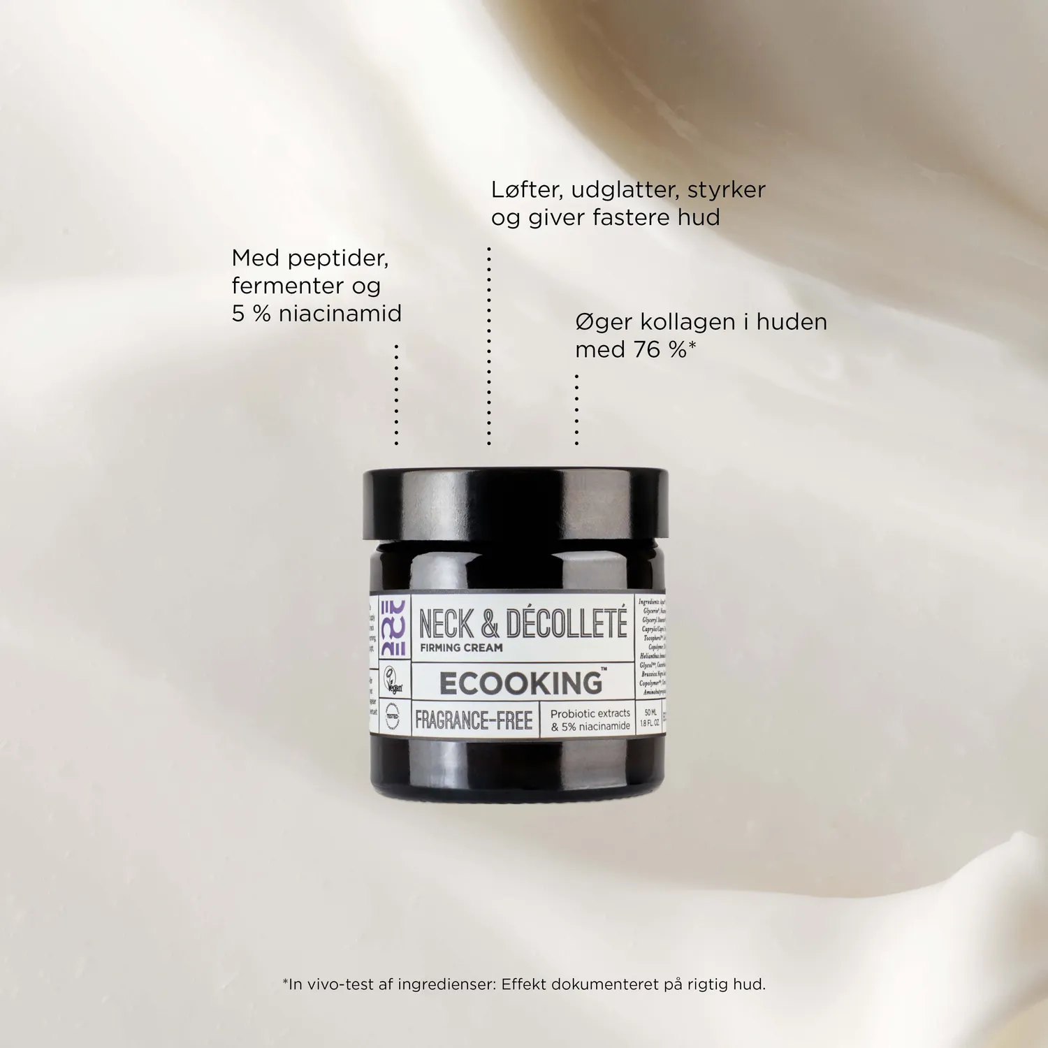 Ecooking Hals- og Brystcreme Neck Firming parfumefri