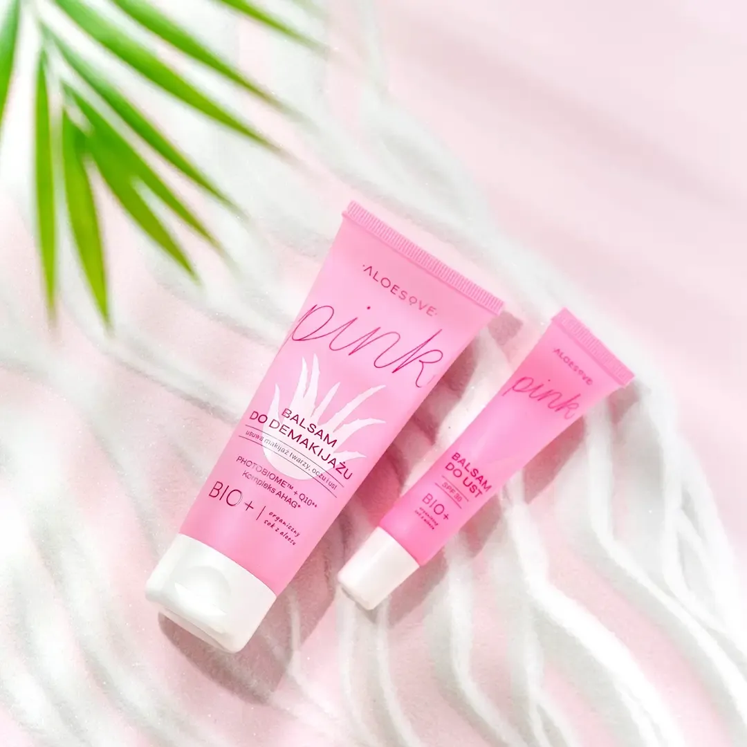 Aloesove Pink læbebalsam SPF30 mango