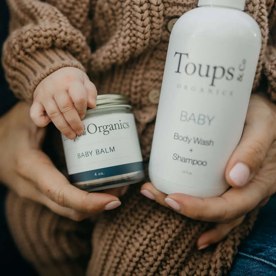 Toups and Co Baby Essentials babysæt vask og balm sart hud