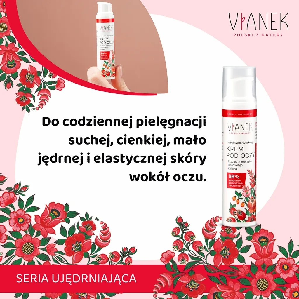 Sylveco Vianek anti-age øjencreme 15 ml koffein