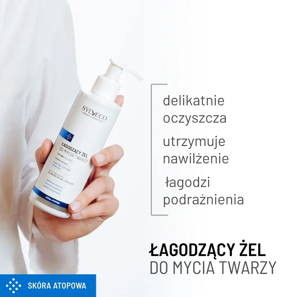 Sylveco Dermo ansigtsrens gel uparfumeret