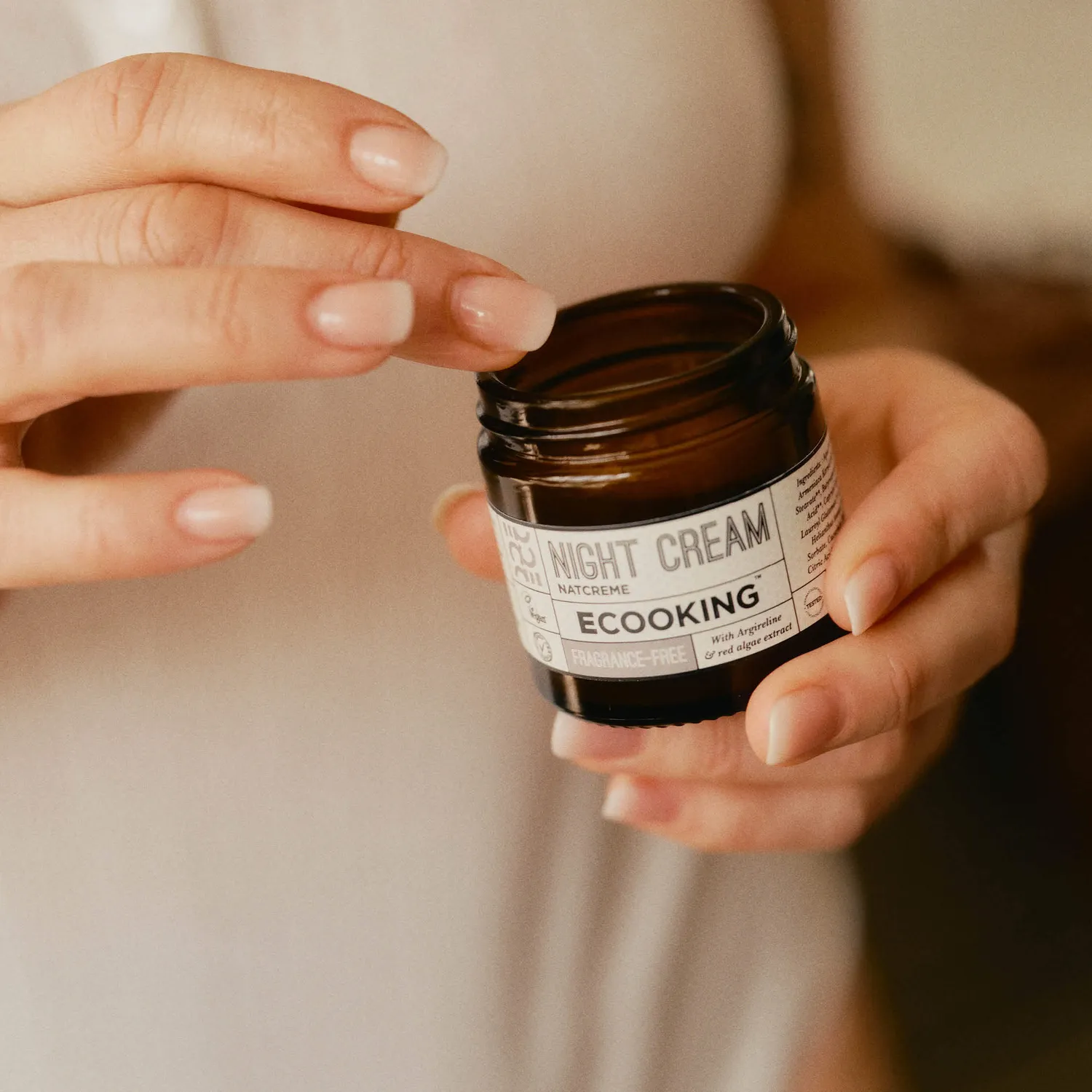 Ecooking Rens og Fugt sæt rensegel + natcreme parfumefri