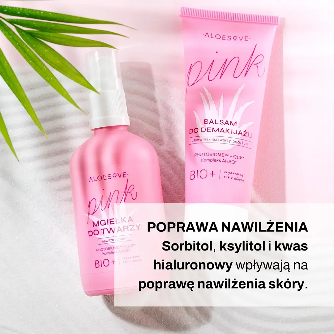 Sylveco Aloesove Pink ansigtsmist med hyaluronsyre