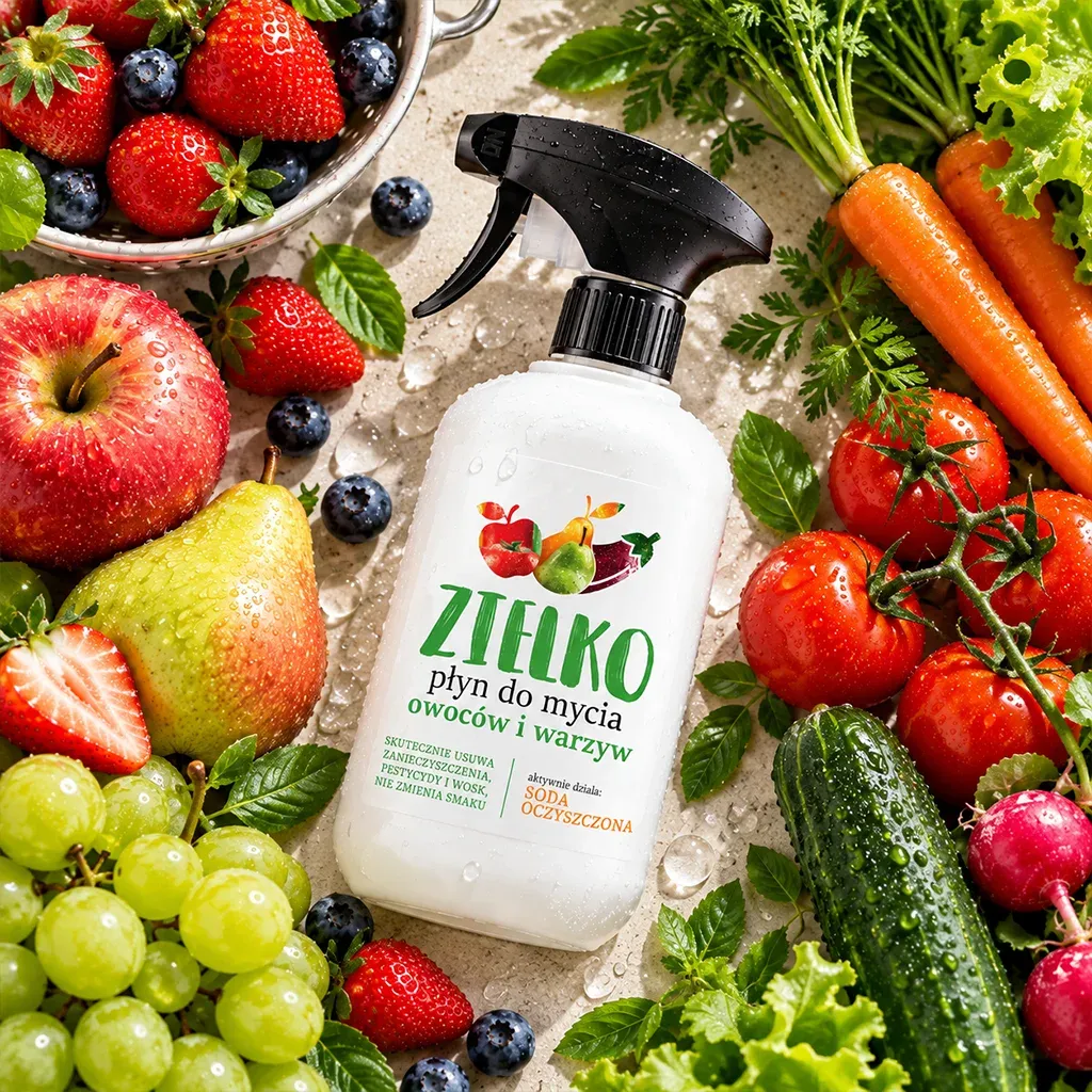 Sylveco Zielko frugt- og grøntsagsvask mild smag