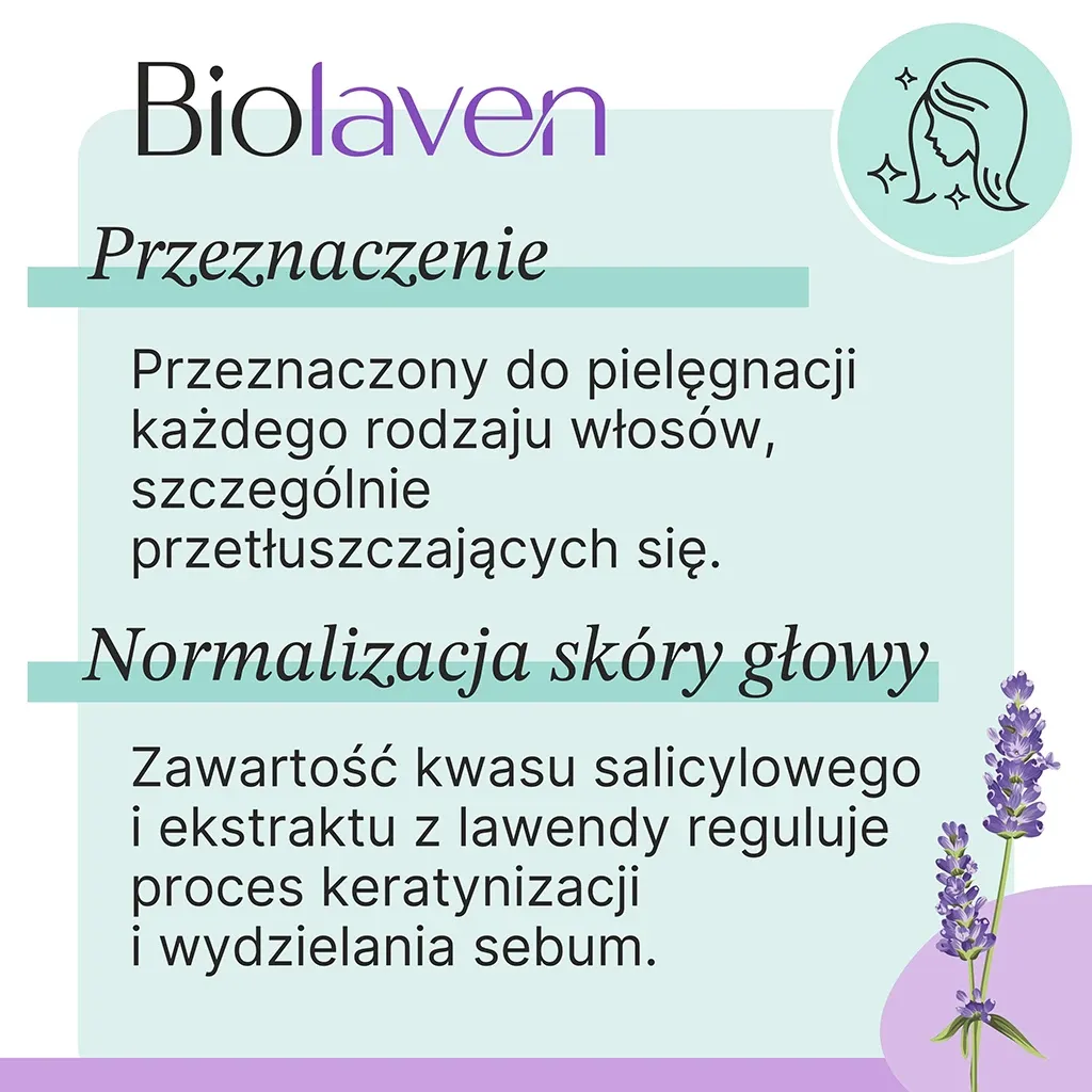 Biolaven Regulerende shampoo lavendel 300 ml