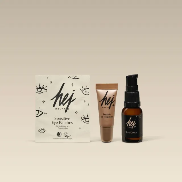 Hej Organic Flight Essentials rejsesæt sensitiv hud