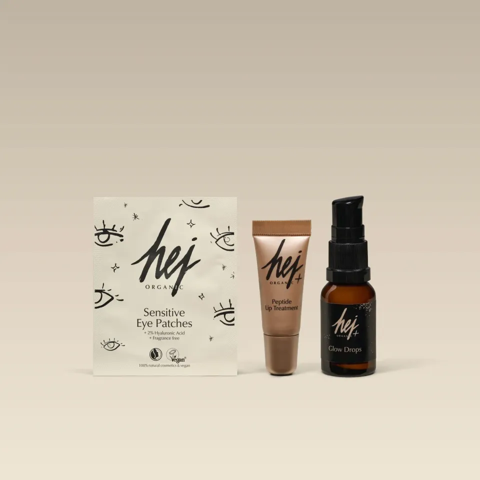 Hej Organic Flight Essentials rejsesæt sensitiv hud
