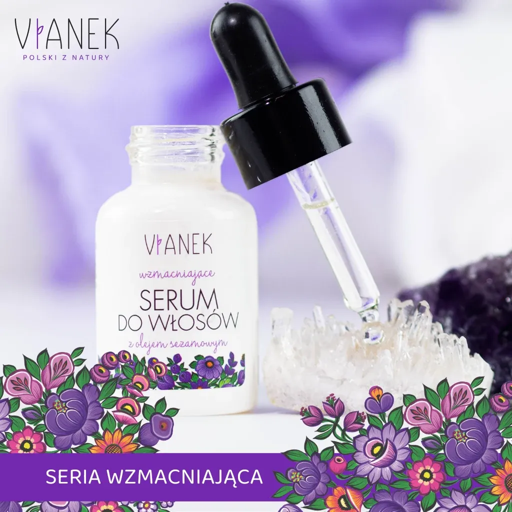 Vianek Styrkende hårserum 30 ml med mandelolie