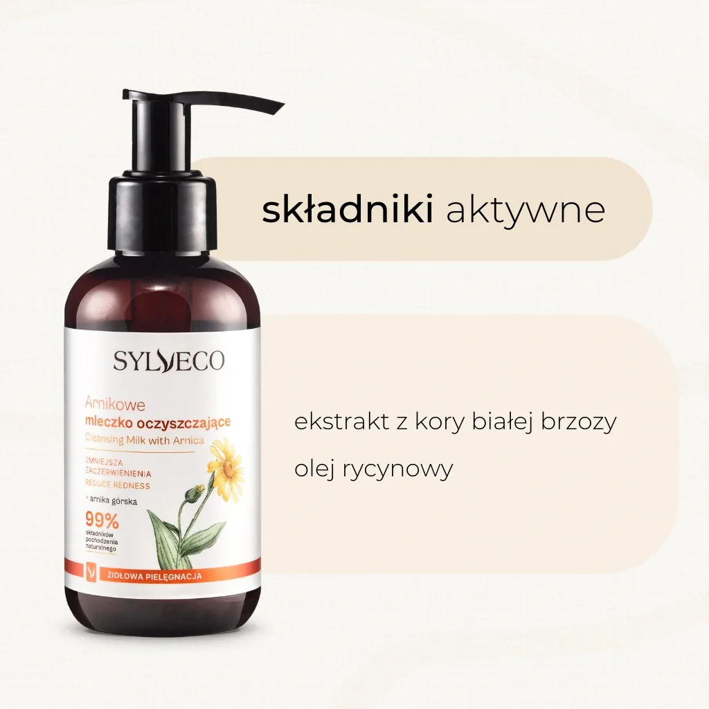 Sylveco Arnika Rensemælk 150 ml uden parfume