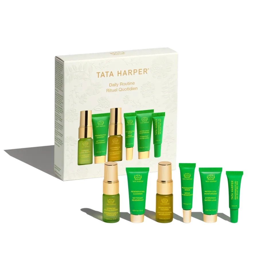 Tata Harper Daily Routine hudplejesæt 6 dele glow