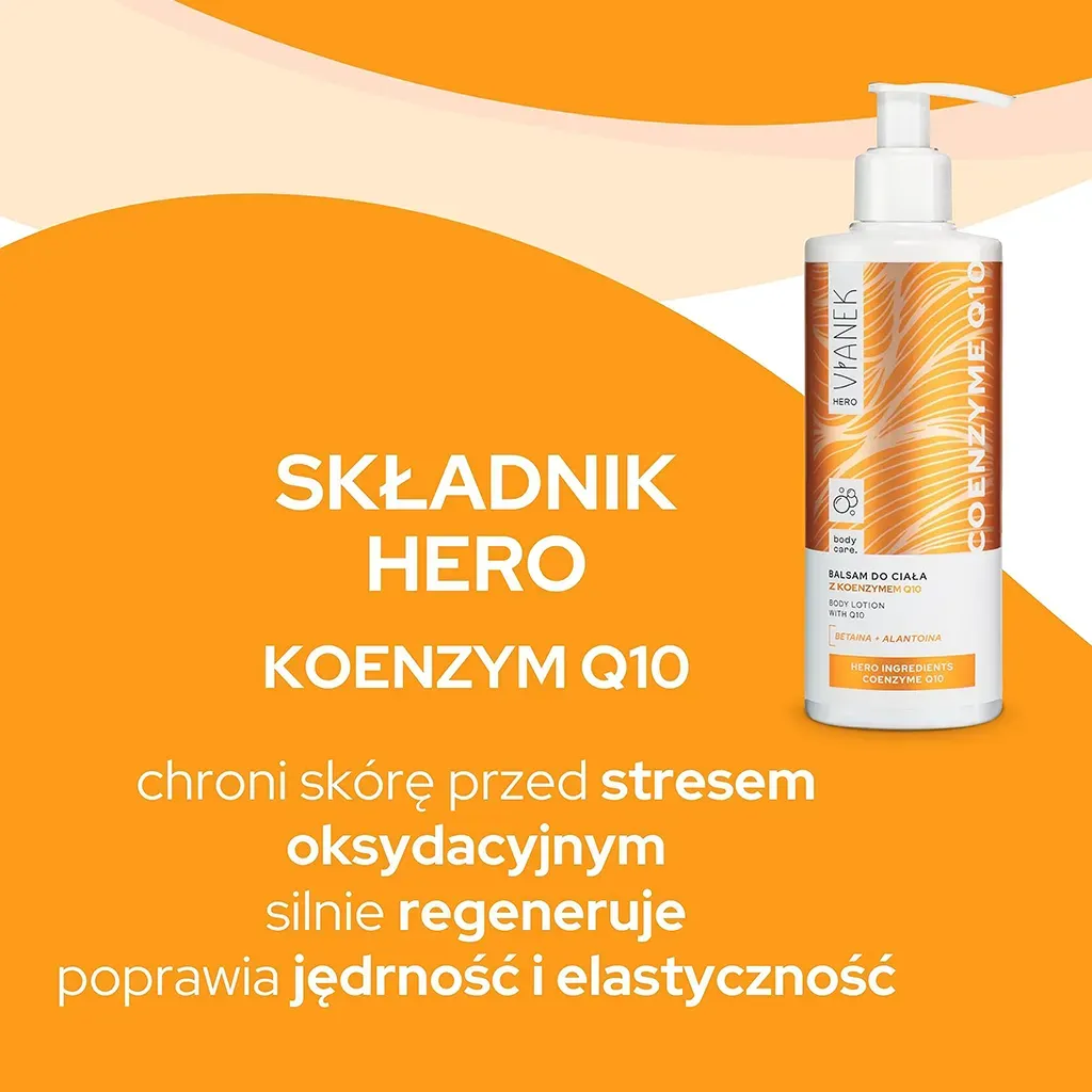 Vianek Hero bodylotion Q10 fast absorbering let formel