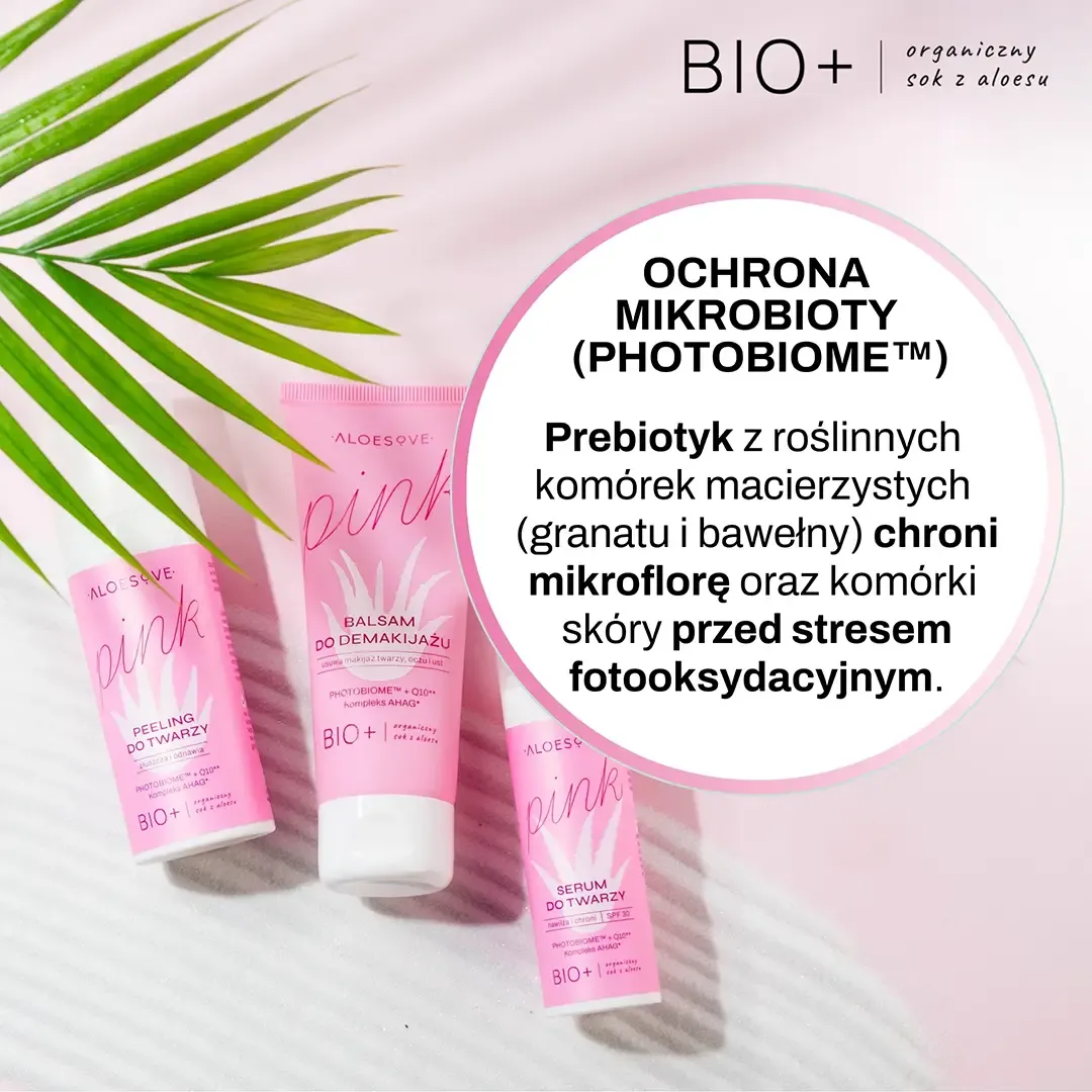 Sylveco Aloesove Pink rensebalm med jojoba og kokosduft