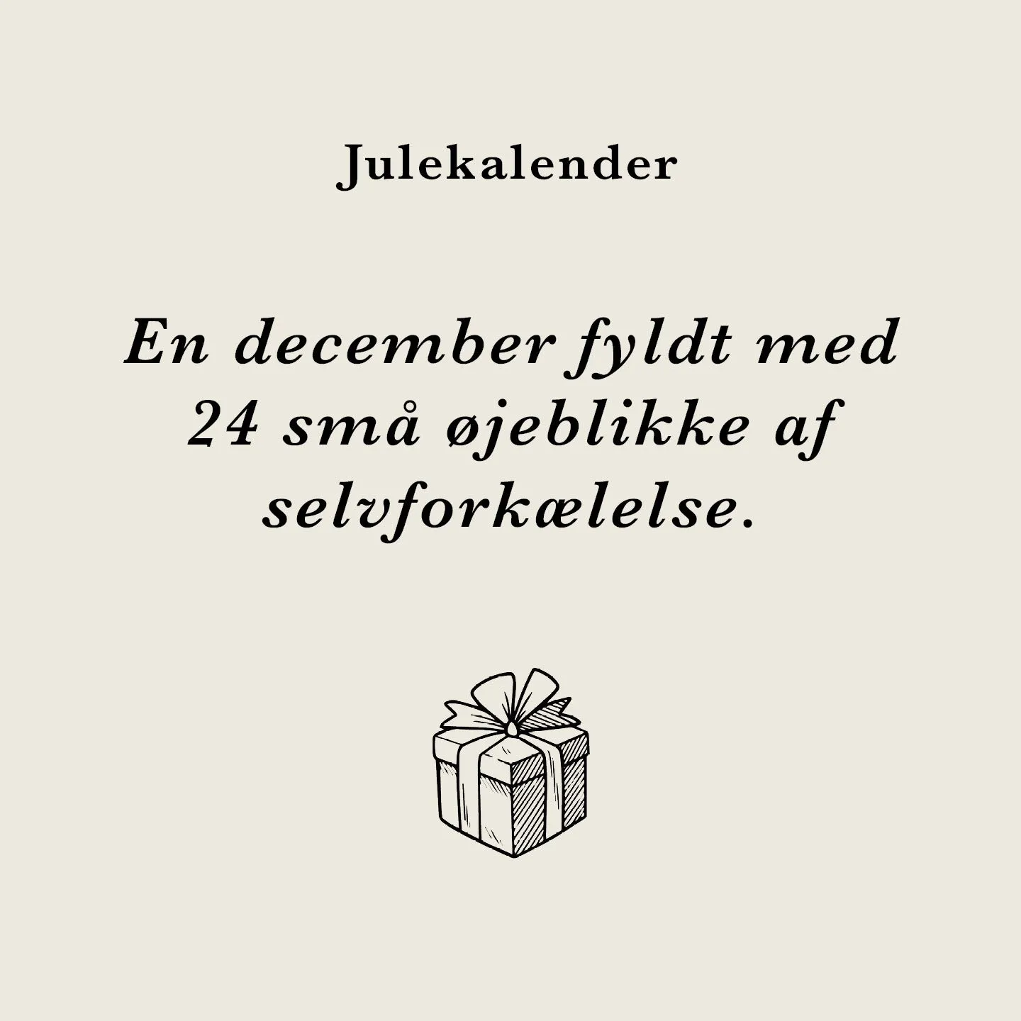 Ecooking Julekalender 2026 julekalender 24 låger hudpleje luksus