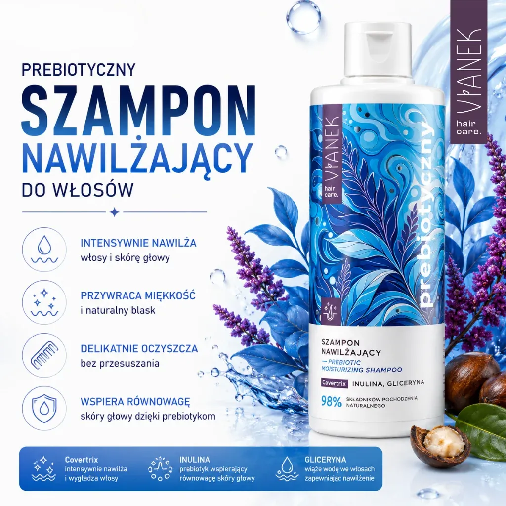 Vianek prebiotisk shampoo til tørt hår
