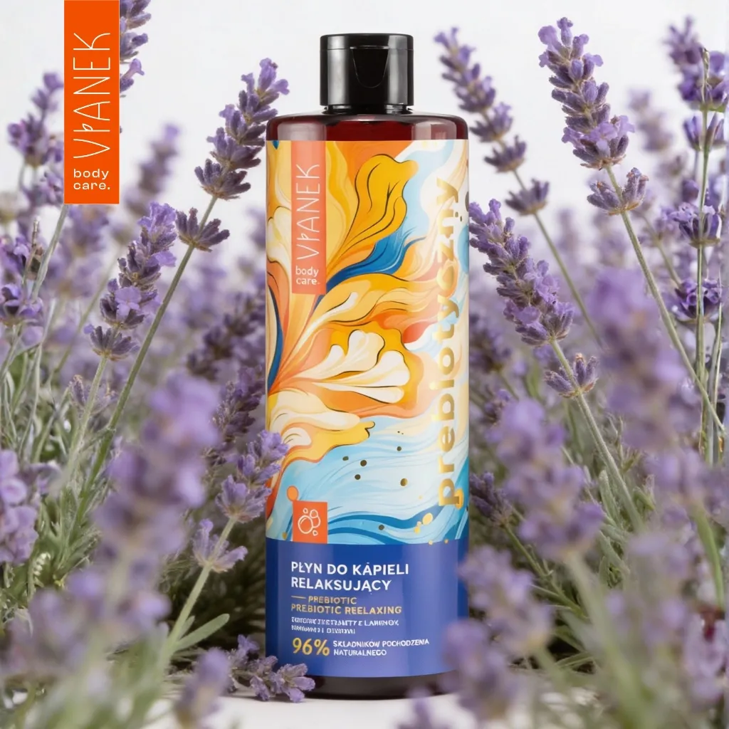 Vianek Prebiotisk badegel lavendel afslappende
