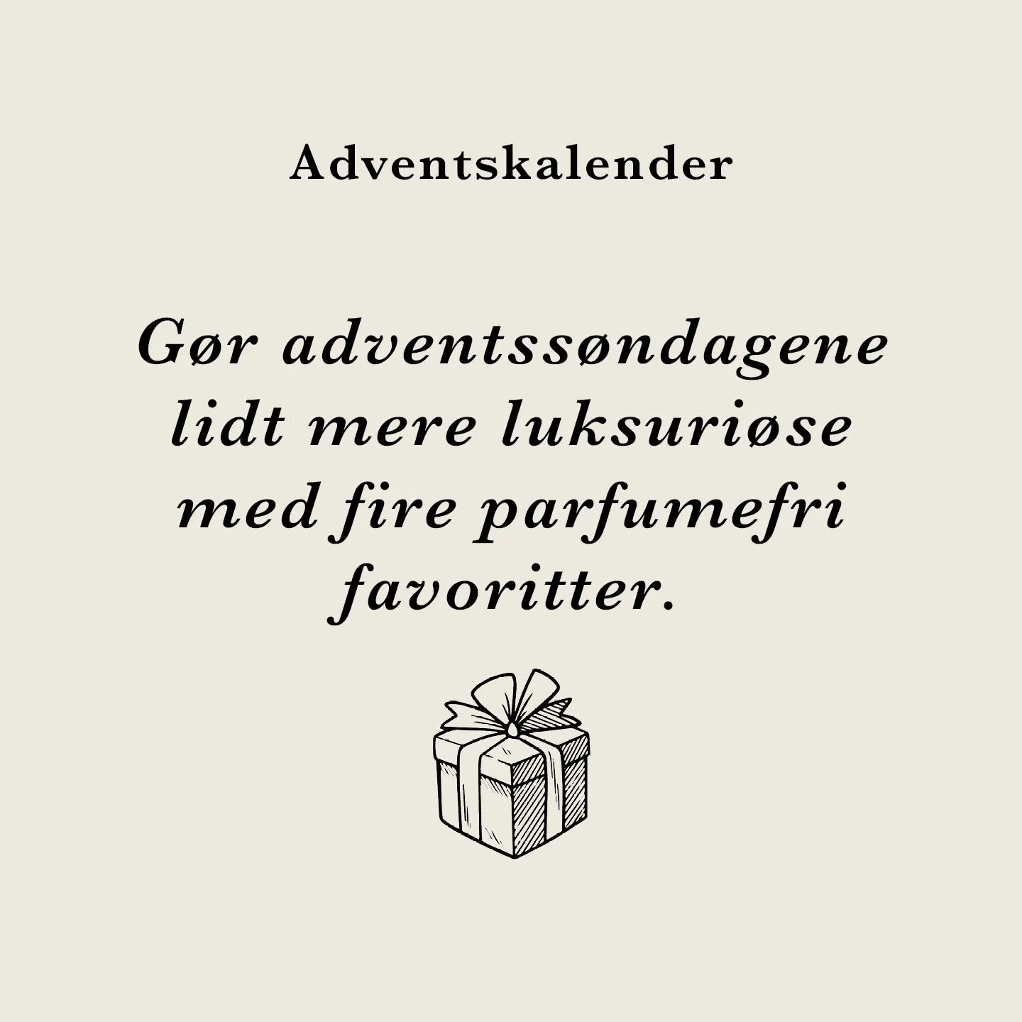 Ecooking Adventskalender 2026 gave 4 produkter